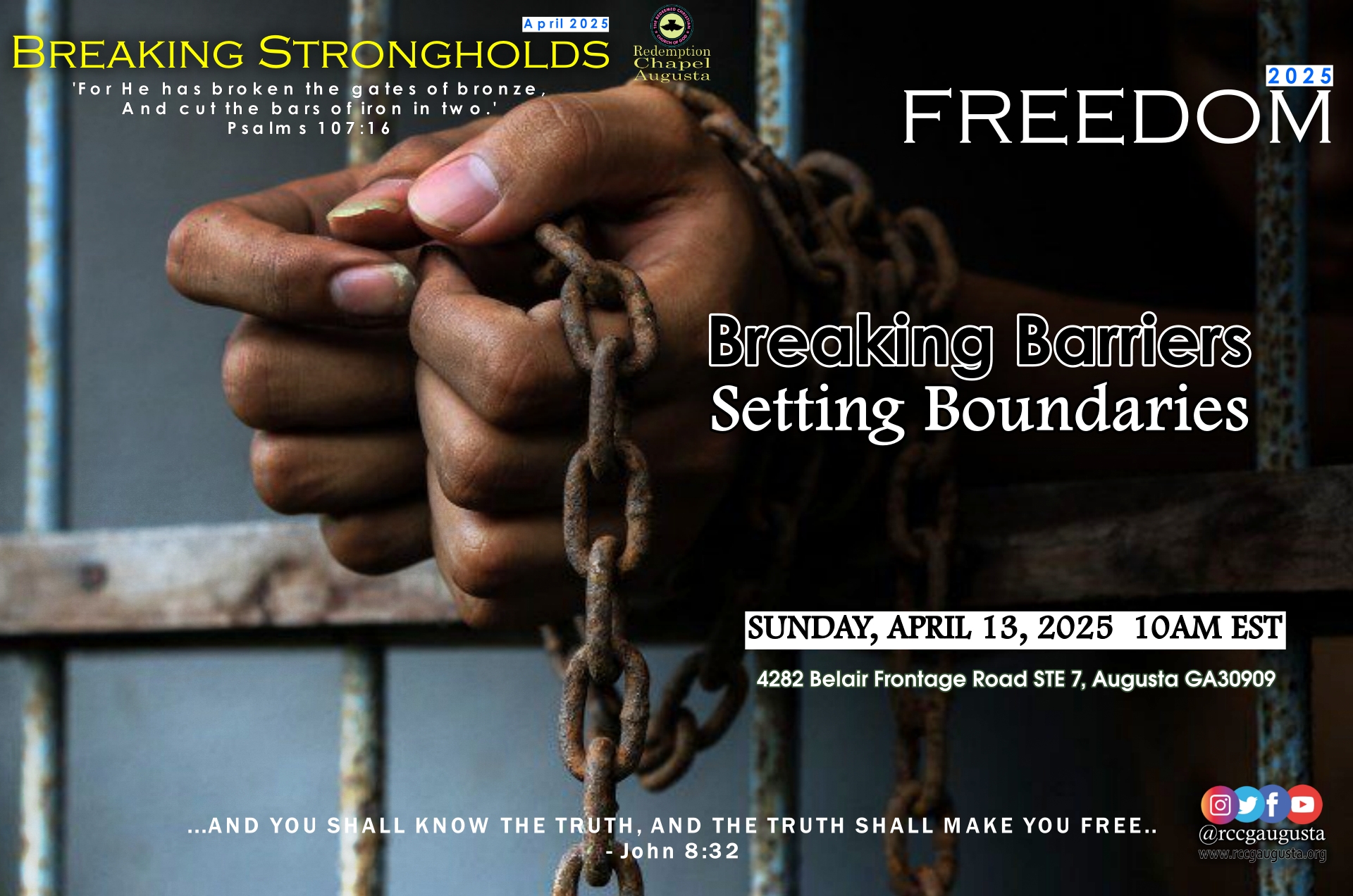 April 13 – Breaking Barriers, Setting Boundaries