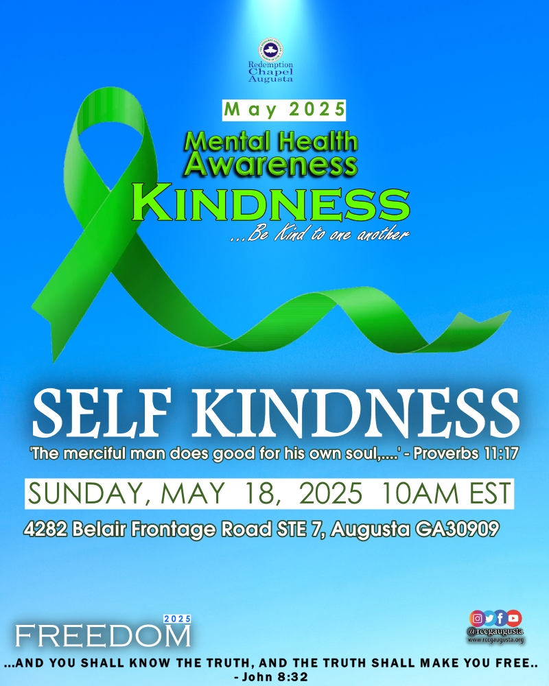 May 18 – Self Kindness