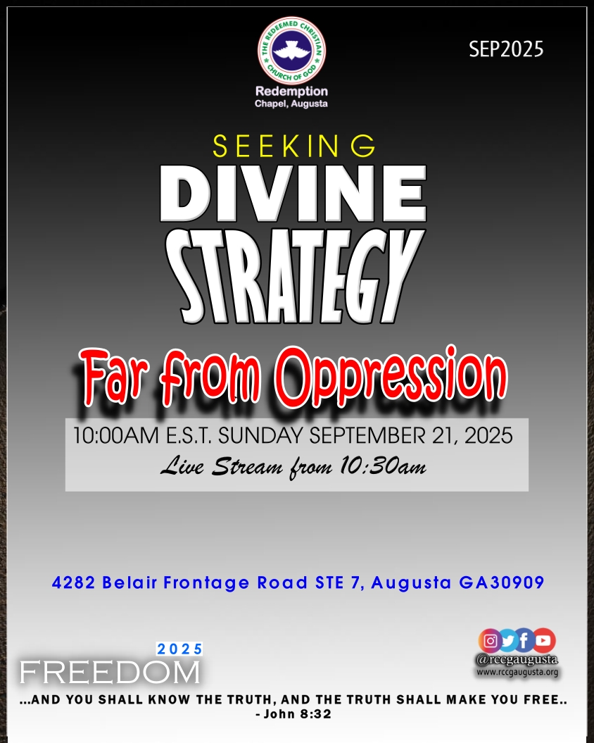 September 21 – Far from Oppression