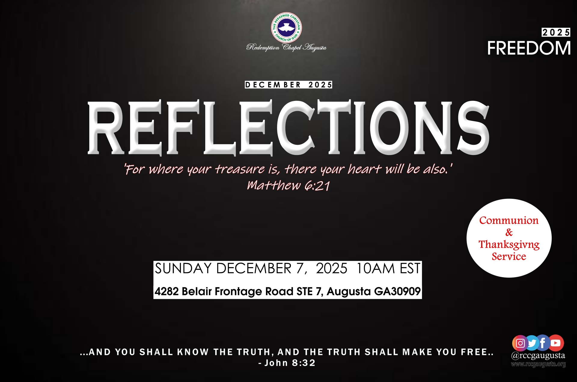 Dec 7 – Reflections